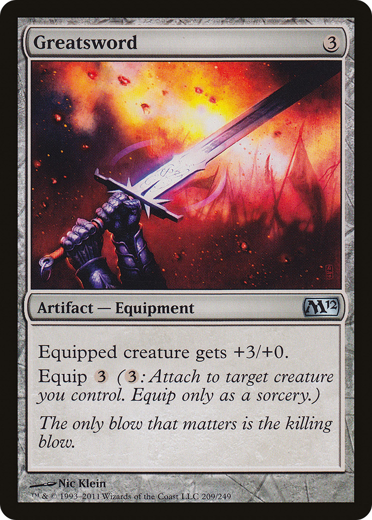 Image of Greatsword (M12-209) - Magic 2012