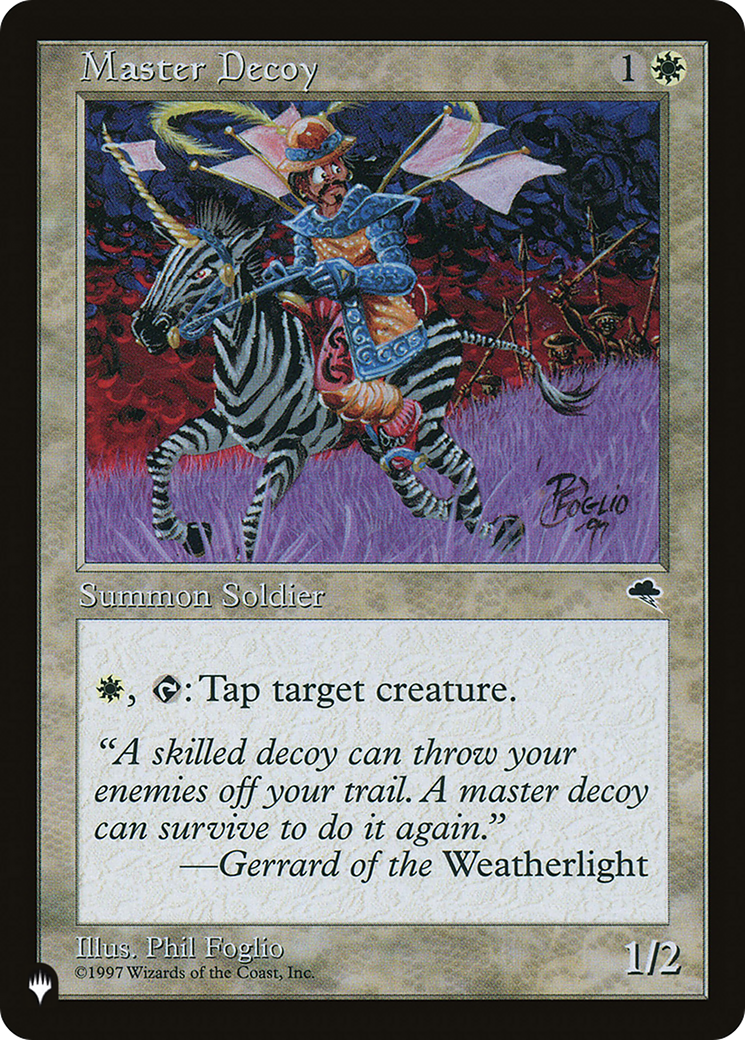 Image of Master Decoy (LIST-TMP-29) - The List