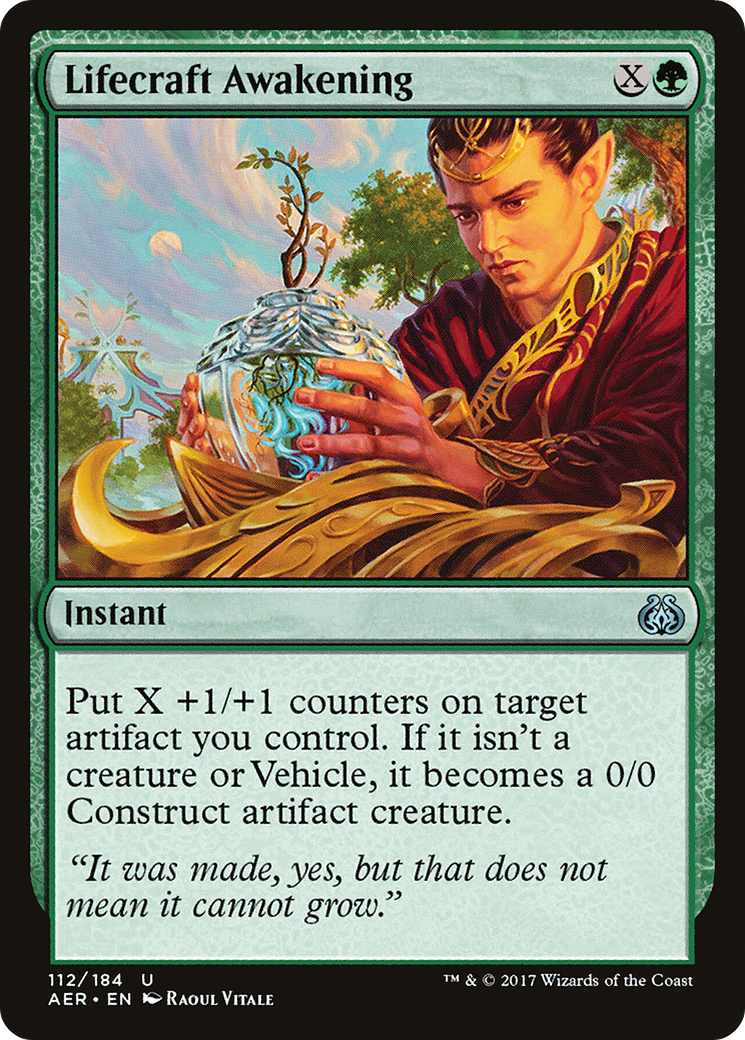 Image of Lifecraft Awakening (AER-112) - Aether Revolt Foil