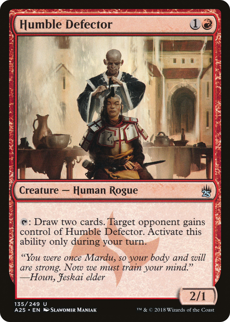 Image of Humble Defector (A25-135) - Masters 25 Foil