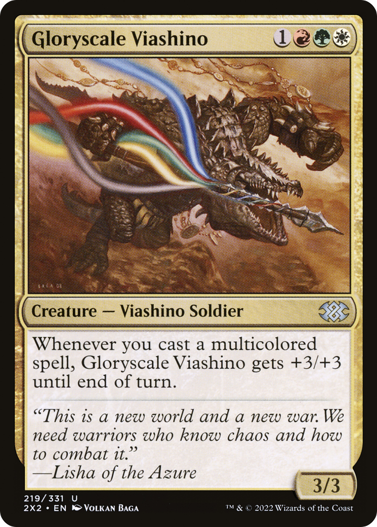 Image of Gloryscale Viashino (2X2-219) - Double Masters 2022