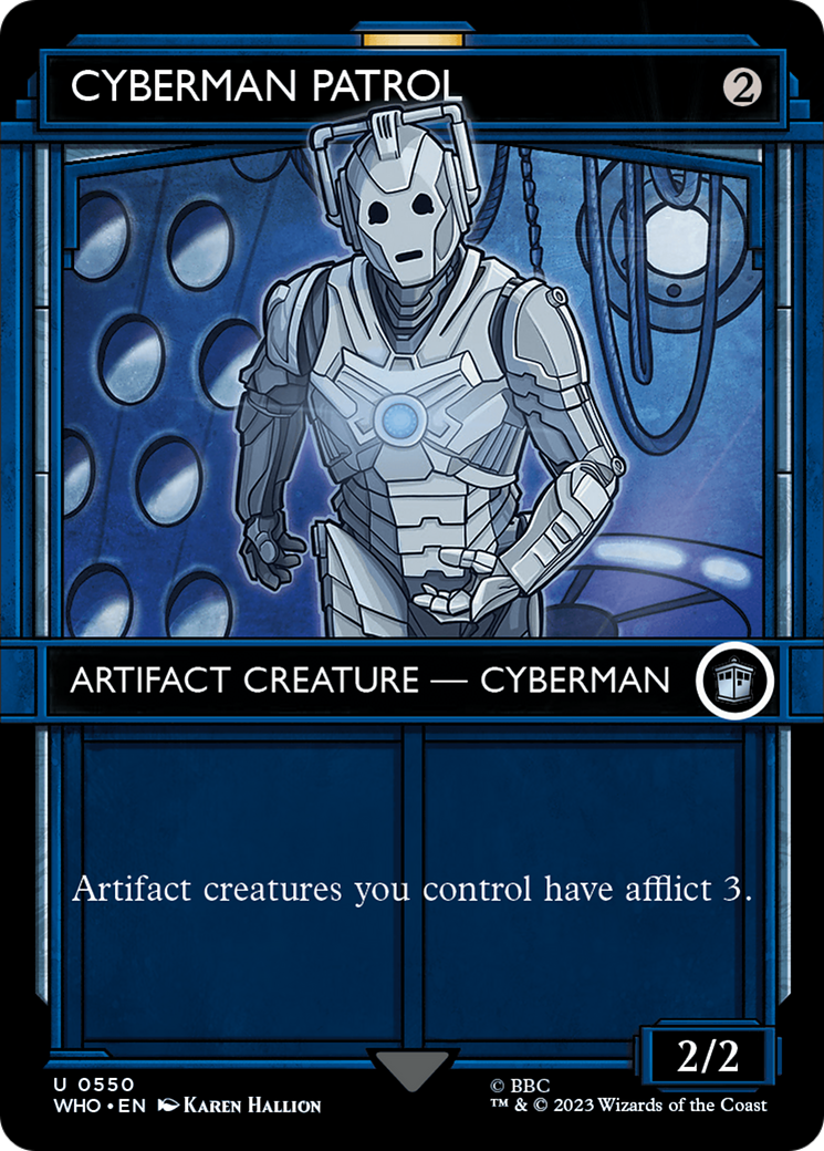 Image of Cyberman Patrol (Showcase) (WHO-550) - Doctor Who: (Showcase) (Borderless)
