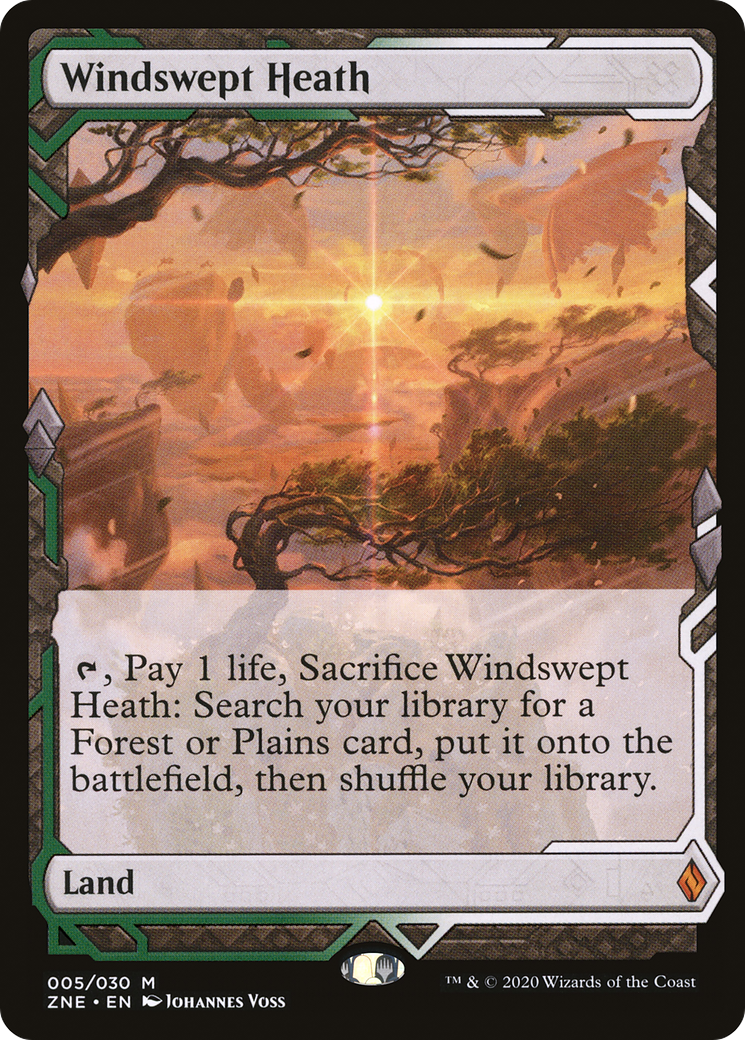 Image of Windswept Heath (ZNE-005) - Zendikar Rising Expeditions Foil