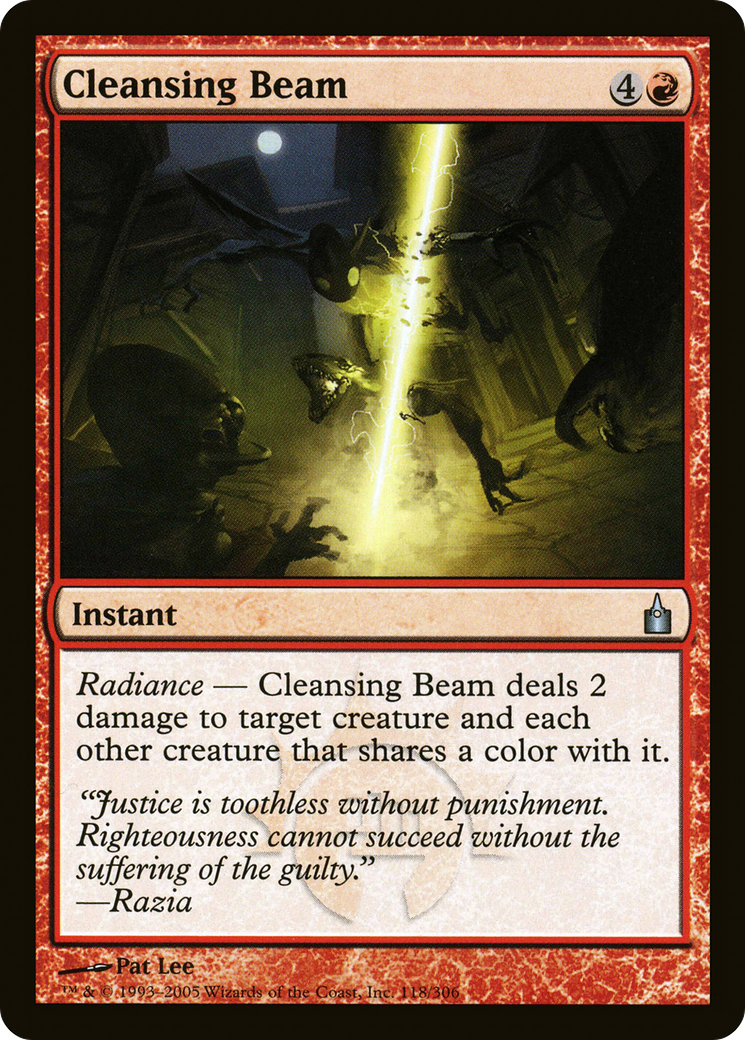 Image of Cleansing Beam (RAV-118) - Ravnica: City of Guilds Foil