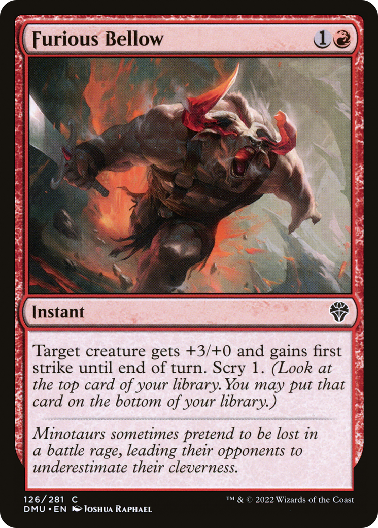 Image of Furious Bellow (DMU-126) - Dominaria United