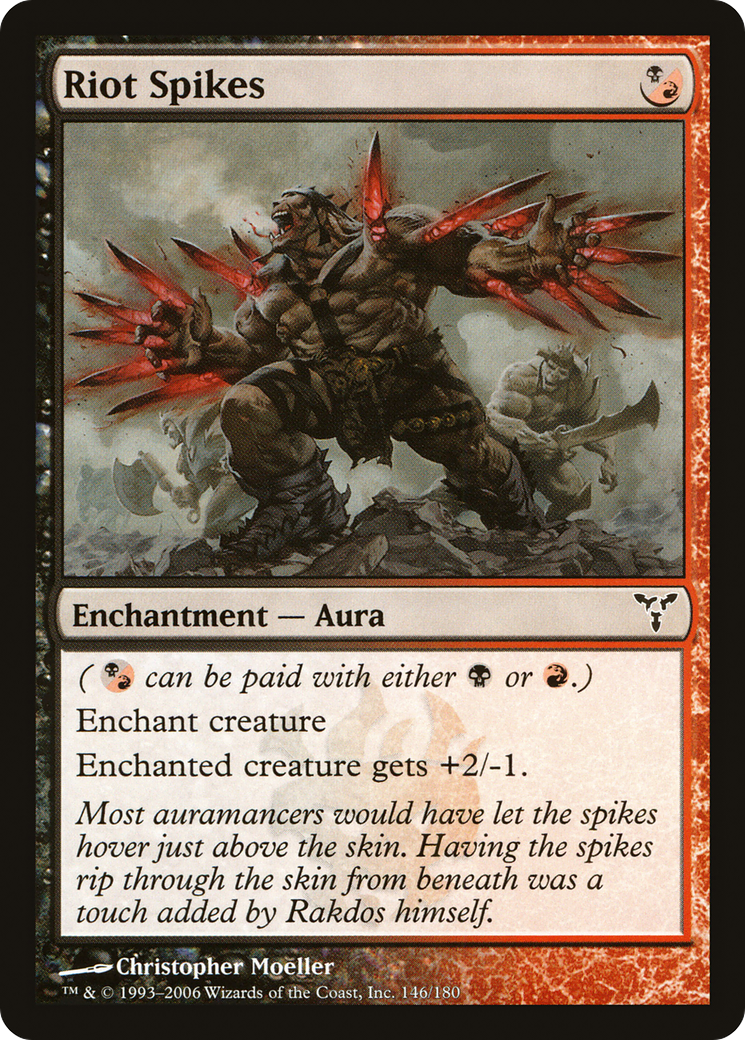 Image of Riot Spikes (DIS-146) - Dissension Foil