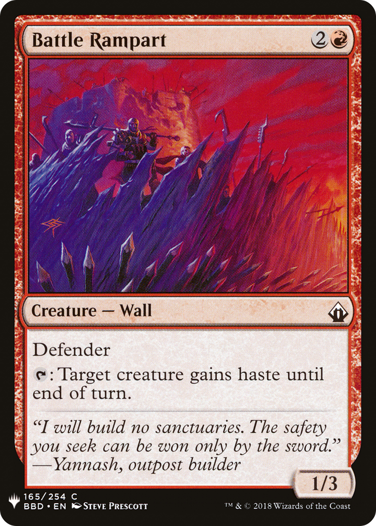 Image of Battle Rampart (LIST-BBD-165) - The List