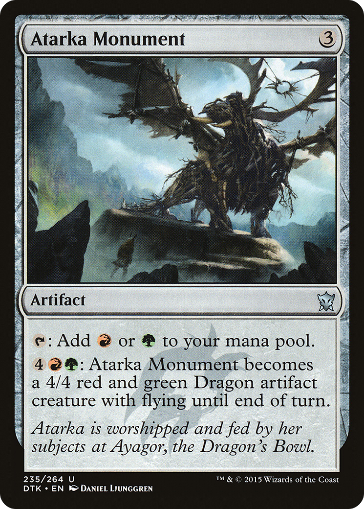 Image of Atarka Monument (DTK-235) - Dragons of Tarkir
