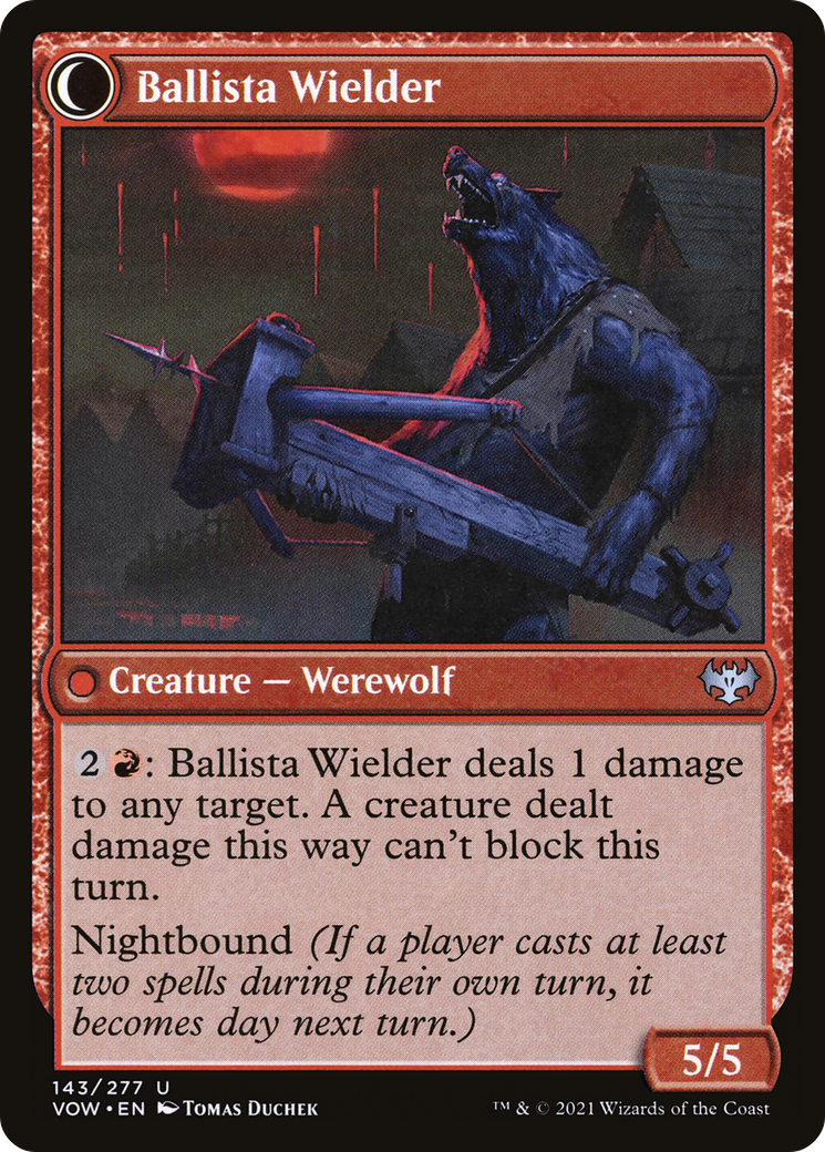 Image of Ballista Watcher (VOW-143) - Innistrad: Crimson Vow: (Double Faced Transform)