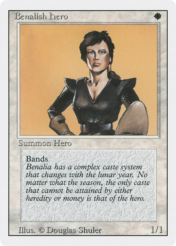 Image of Benalish Hero (3ED-) - Revised Edition