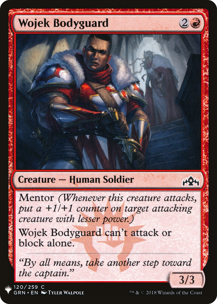Image of Wojek Bodyguard (LIST-GRN-120) - The List