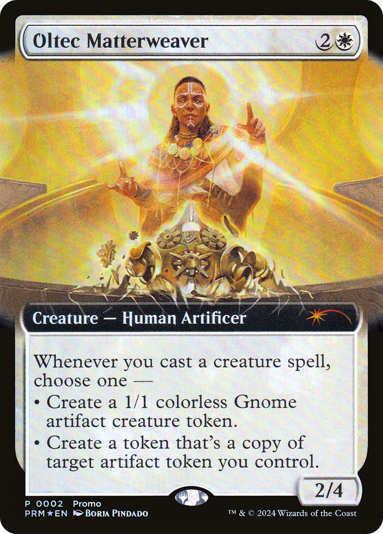 Image of Oltec Matterweaver (Extended Art) (LARP-002) - Wizards Play Network 2024: (Extended Art) Foil