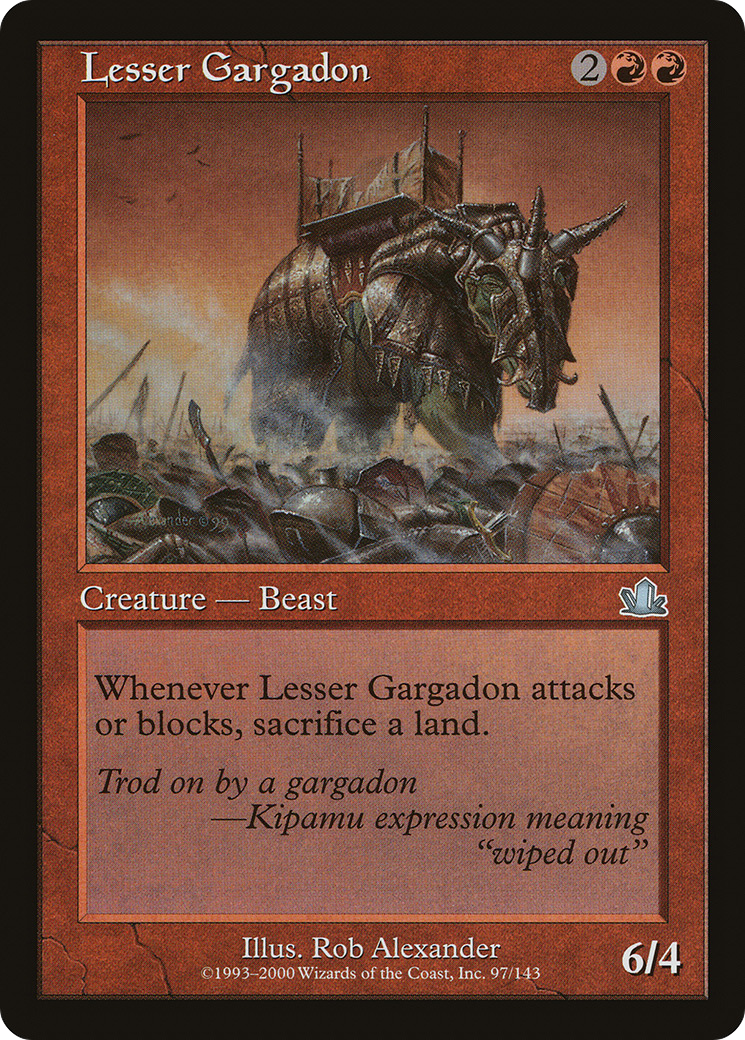 Image of Lesser Gargadon (PCY-097) - Prophecy Foil