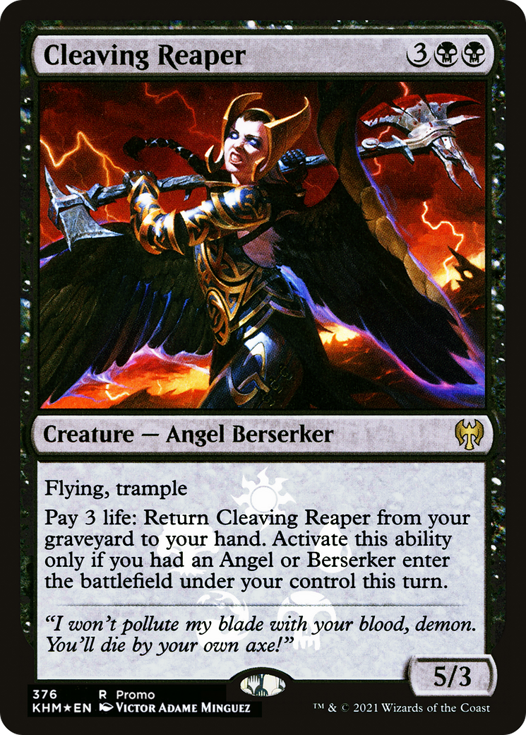 Image of Cleaving Reaper (MEDIA-376★) - Kaldheim Promos Foil