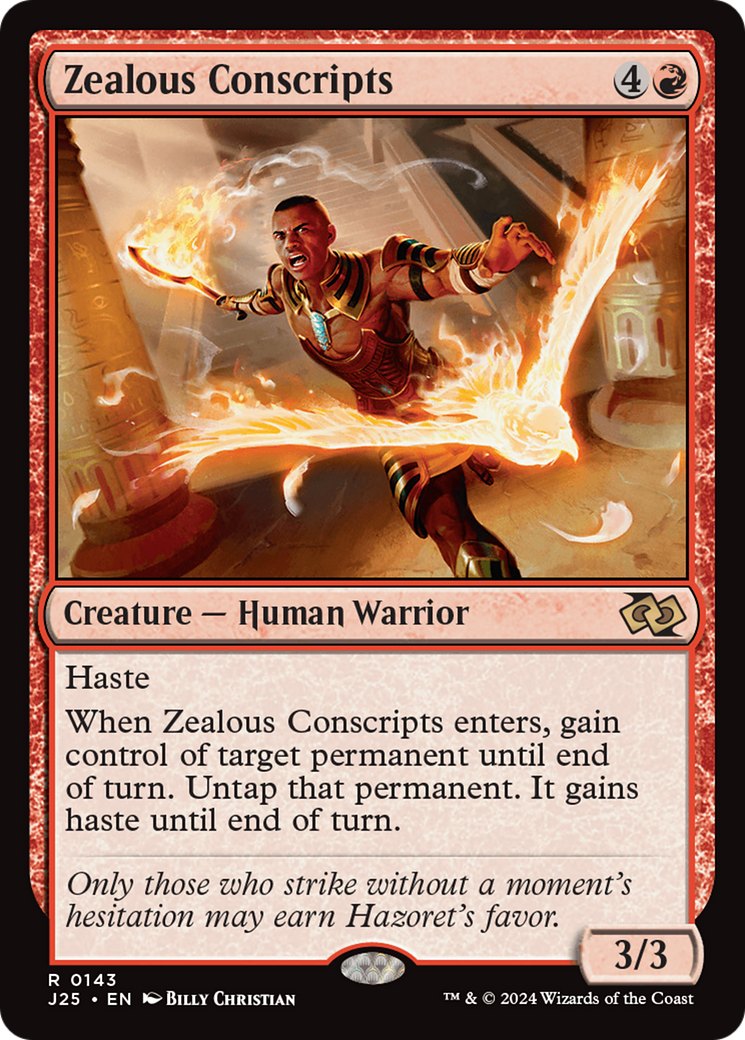 Image of Zealous Conscripts (J25-143) - Foundations Jumpstart