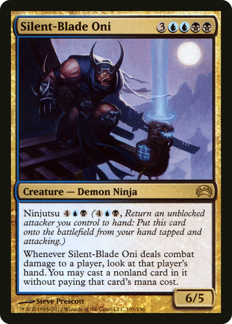 Image of Silent-Blade Oni (PC2-105) - Planechase 2012