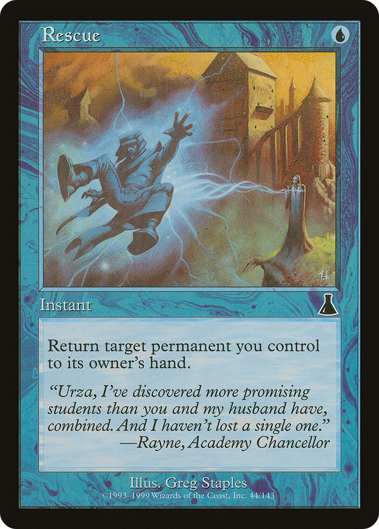 Image of Rescue (UDS-044) - Urza's Destiny Foil