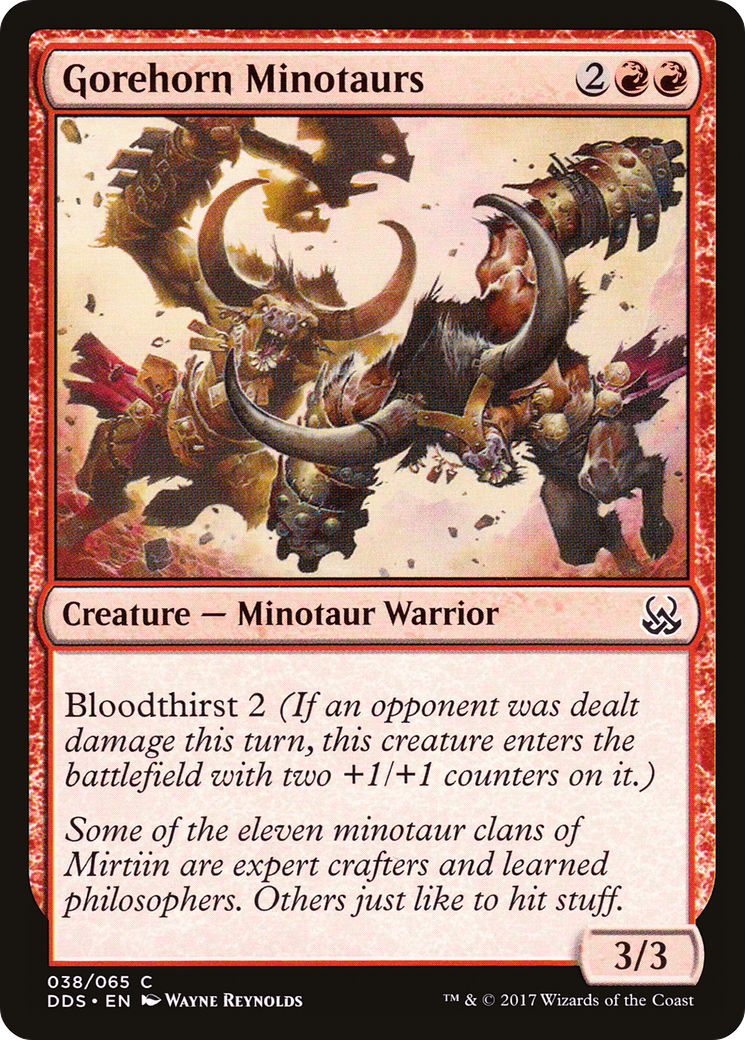 Image of Gorehorn Minotaurs (DDS-038) - Duel Decks: Mind vs. Might