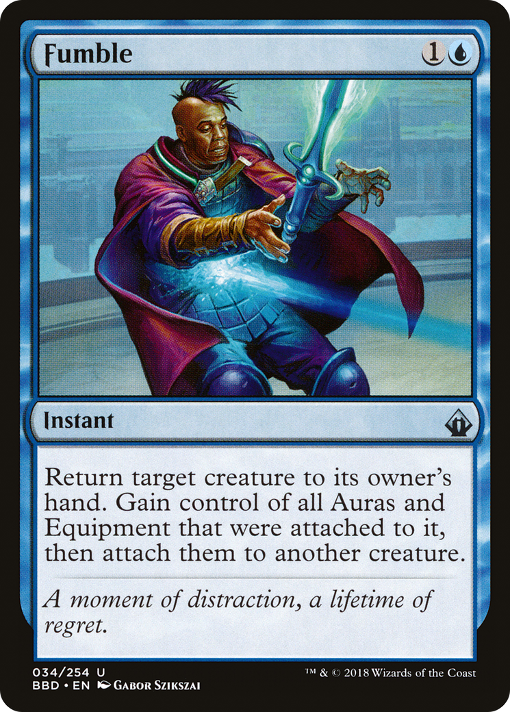 Image of Fumble (BBD-034) - Battlebond Foil