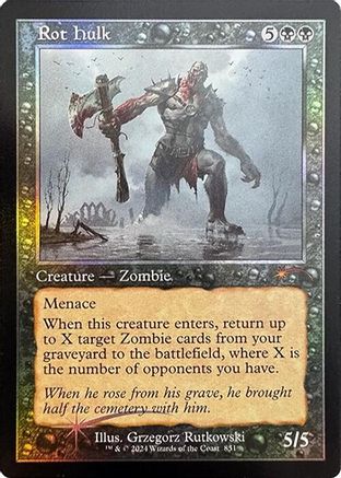 Image of Rot Hulk (Retro Frame) (SLD-851) - Secret Lair Drop Series Foil
