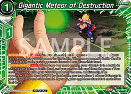 Image of Gigantic Meteor of Destruction (Deluxe Pack 2025 Vol.2) (BT22-060) - Promotion Cards