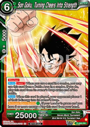 Image of Son Goku, Turning Cheers Into Strength (Deluxe Pack 2025 Vol.2) (P-690) - Promotion Cards