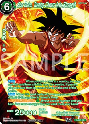 Image of Son Goku, Turning Cheers Into Strength (Alternate Art) (Deluxe Pack 2025 Vol.2) (P-690) - Promotion Cards Foil