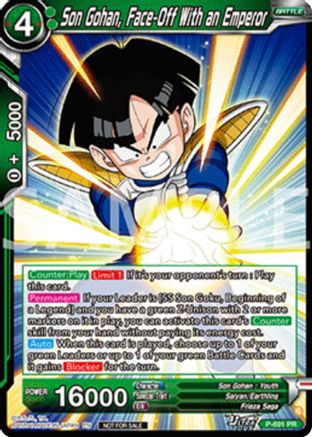 Image of Son Gohan, Face-Off With an Emperor (Deluxe Pack 2025 Vol.2) (P-691) - Promotion Cards