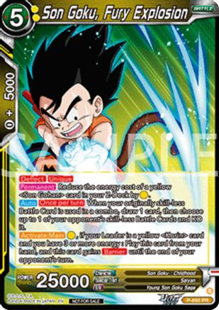 Image of Son Goku, Fury Explosion (Deluxe Pack 2025 Vol.2) (P-692) - Promotion Cards