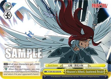 Image of Heaven's Wheel, Scattered Petals (SR) (FT/EN-S02-026S SR RE) - Fairy Tail Chronicle Set