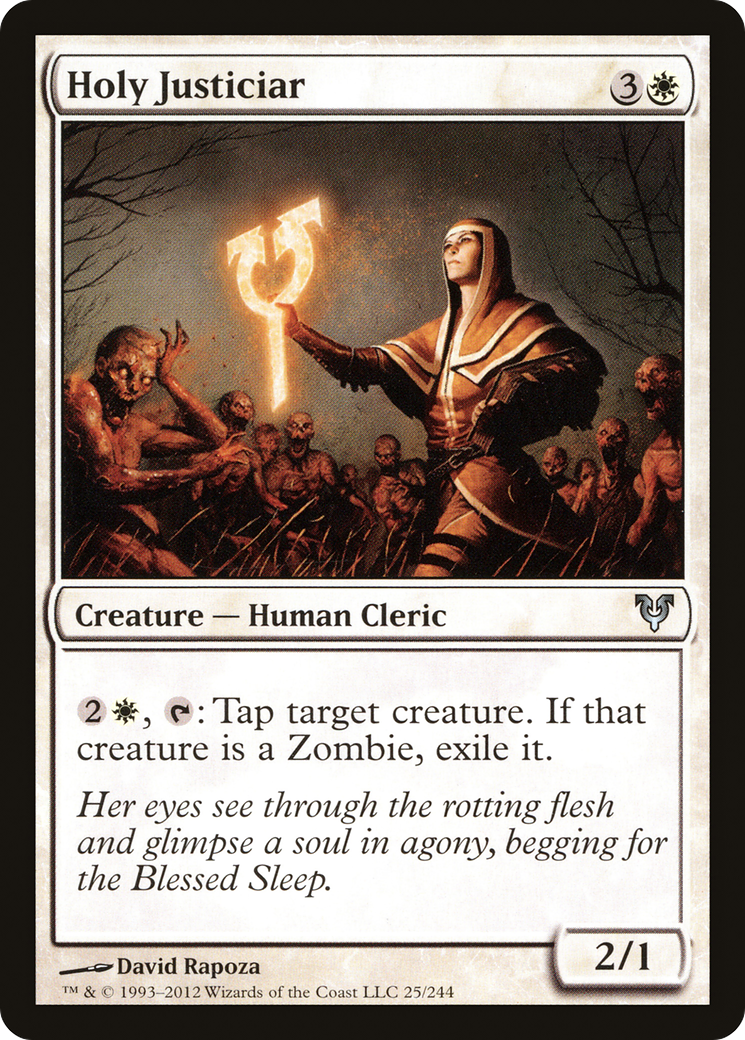 Image of Holy Justiciar (AVR-025) - Avacyn Restored