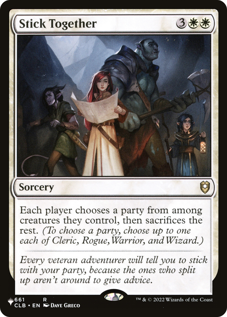 Image of Stick Together (LIST-CLB-661) - The List