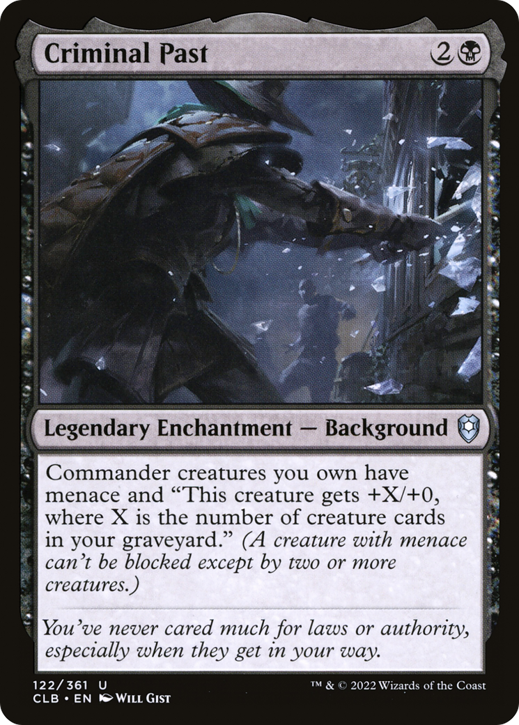Image of Criminal Past (CLB-122) - Commander Legends: Battle for Baldur's Gate
