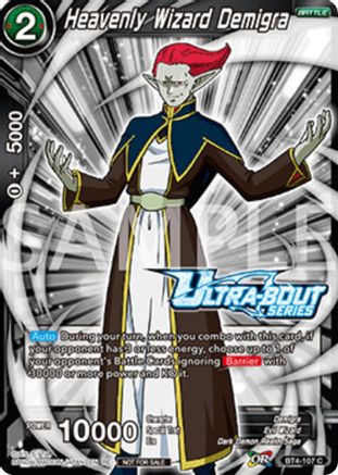 Image of Heavenly Wizard Demigra (Event Pack 17) (BT4-107) - Promotion Cards