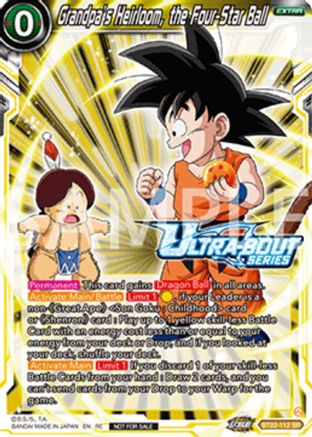 Image of Grandpa's Heirloom, the Four-Star Ball (Event Pack 17) (BT22-112) - Promotion Cards