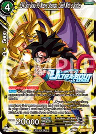 Image of SS4 Son Goku Vs Nuova Shenron, Clash With a Soldier (Event Pack 17) (BT25-107) - Promotion Cards