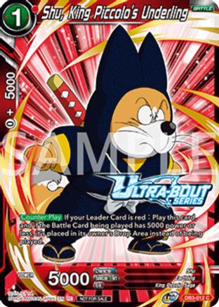 Image of Shu, King Piccolo's Underling (Event Pack 17) (DB3-012) - Promotion Cards