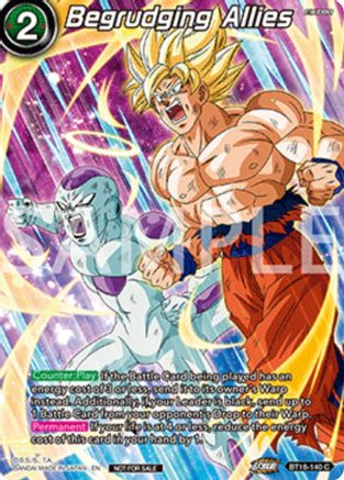 Image of Begrudging Allies (Premium Alt-Art Set 2025 Vol.2) (BT18-140) - Promotion Cards Foil