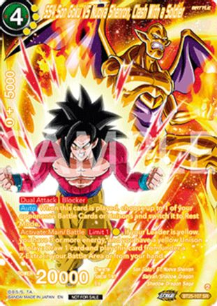 Image of SS4 Son Goku Vs Nuova Shenron, Clash With a Soldier (Premium Alt-Art Set 2025 Vol.2) (BT25-107) - Promotion Cards Foil