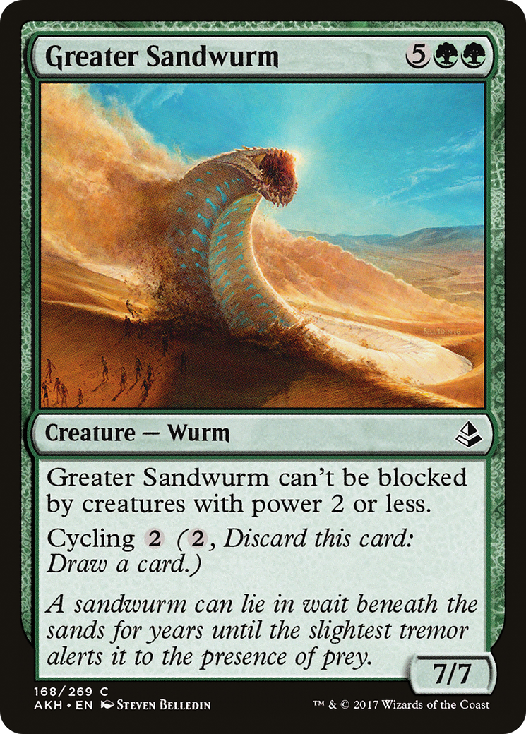 Image of Greater Sandwurm (AKH-168) - Amonkhet Foil