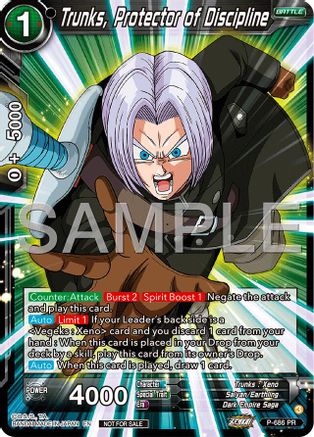 Image of Trunks, Protector of Discipline (Tournament Pack Vol.12) (P-686) - Tournament Promotion Cards