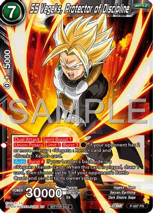 Image of SS Vegeks, Protector of Discipline (Tournament Pack Vol.12) (P-687) - Tournament Promotion Cards