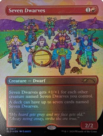 Image of Seven Dwarves (0817) (SLD-817) - Secret Lair Drop Series Foil