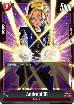 Image of Android 18 (Limited Pack 02) (FB07-013) - Tournament and Championship Promos