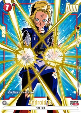 Image of Android 18 (Limited Pack 02) (Alternate Art) (FB07-013) - Tournament and Championship Promos Holofoil