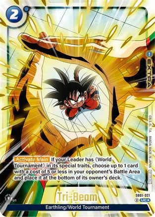 Image of Tri-Beam (Limited Pack 02) (Alternate Art) (SB01-021) - Tournament and Championship Promos Holofoil