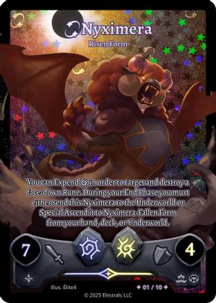 Image of Nyximera - Risen Form (Serialized) (x/10) - Shattered Stars Chapter 2 SS2 Holo