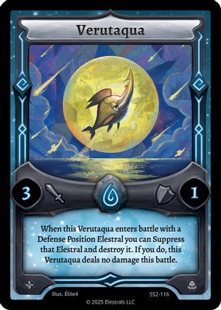 Image of Verutaqua (SS2-116) - Shattered Stars Chapter 2 SS2 Reverse Holo