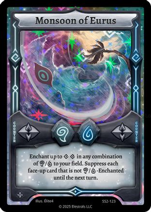 Image of Monsoon of Eurus (SS2-123) - Shattered Stars Chapter 2 SS2 Holo