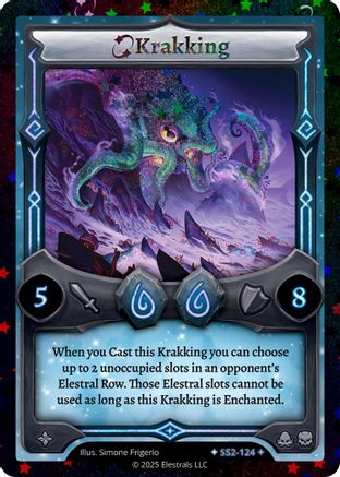 Image of Krakking (Stellar) (SS2-124) - Shattered Stars Chapter 2 SS2 Reverse Holo
